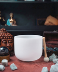 Bol de Cristal pentru Cântat 432 Hz - Nota G - Chakra Gâtului - 25 cm