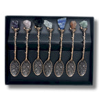 1x Set de 7 Linguri Magice din Bronz cu Pietre Prețioase (47,43 RON)