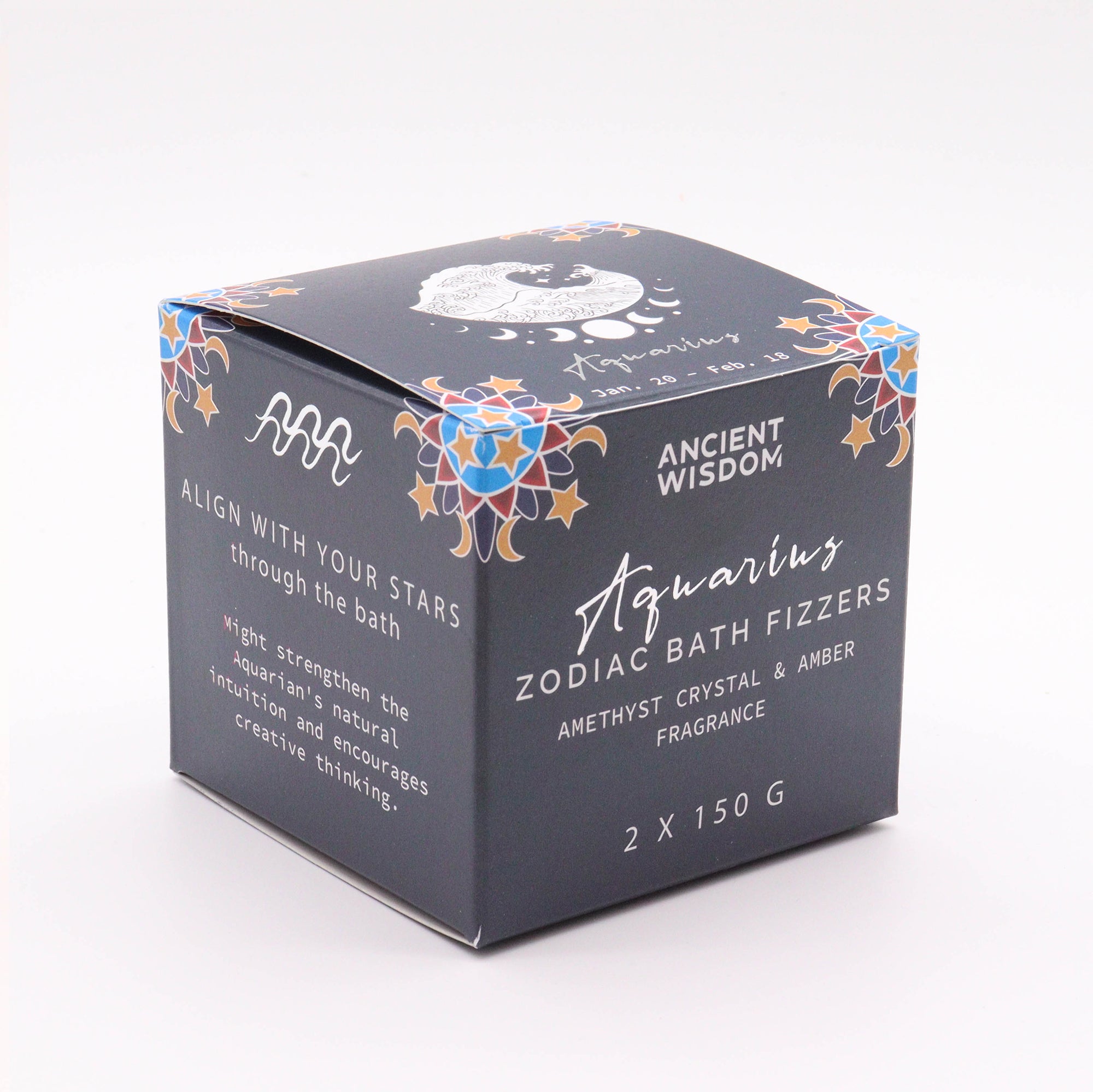 Set de Bombe de Baie Zodiac cu Horoscop - Vărsător