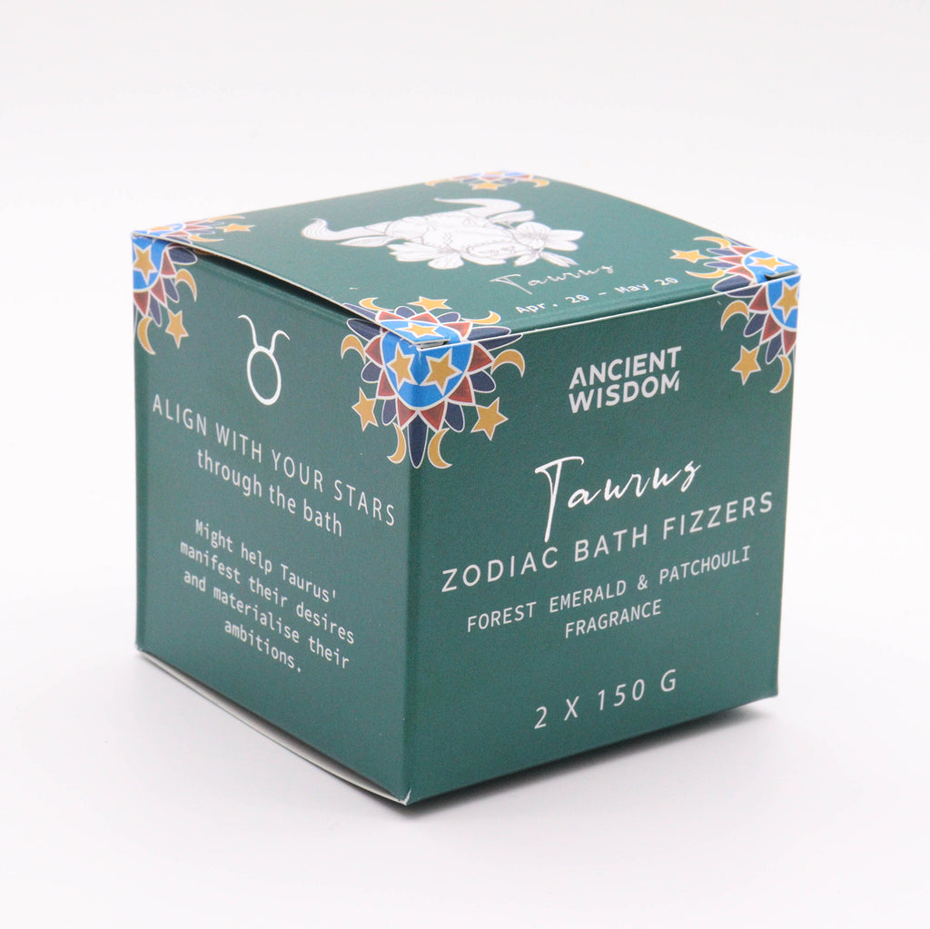 Set de Bombe de Baie Zodiac cu Horoscop - Taur