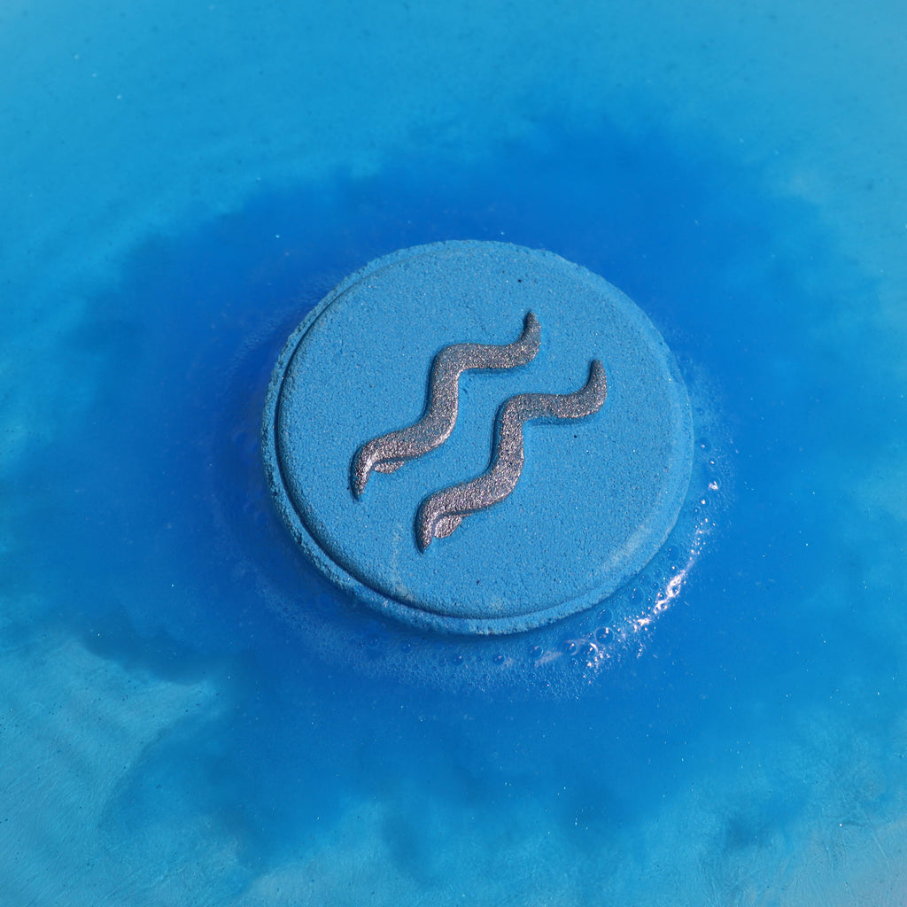 Set de Bombe de Baie Zodiac cu Horoscop - Vărsător