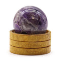Glob Cristal Semiprețios 50 mm – Ametist African cu Suport