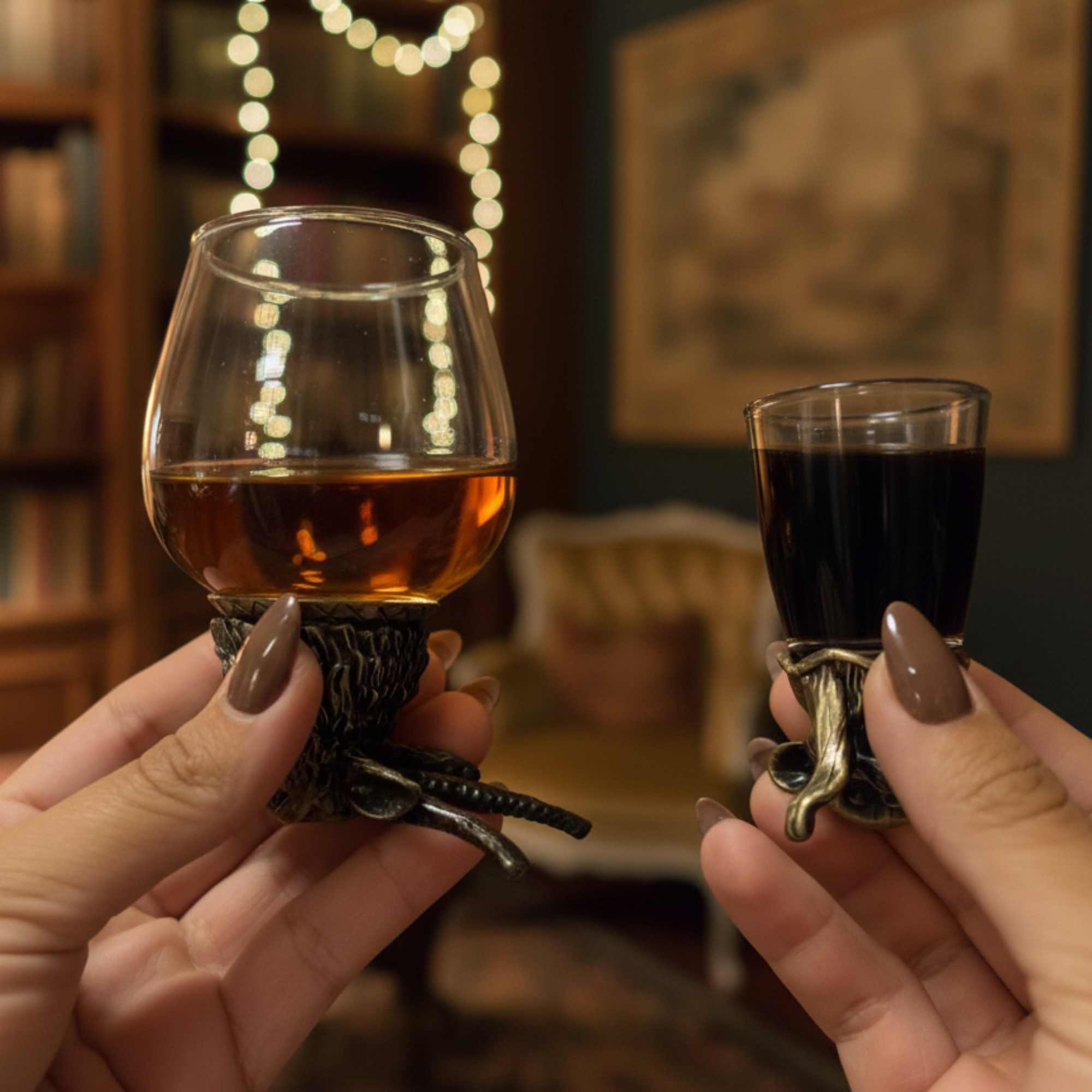 Set Cadou cu 12 Pahare de shot Bottom Up (25 ml) – Creaturi ale Zodiacului Chinezesc