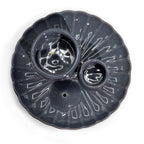 1x Suport pentru Bețișor Palo Santo și pentru Fumigație – Floare de Lotus – Gri Lucios (30,09 RON)