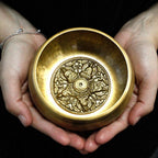 Set Vas Cântător Cinci Buddha 10 cm (min 400 gm)
