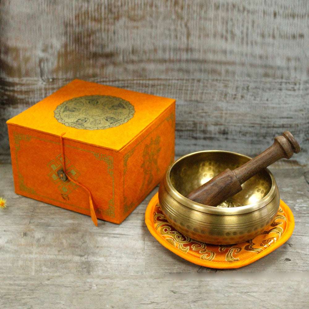 Set Vas Cântător Cinci Buddha 10 cm (min 400 gm)