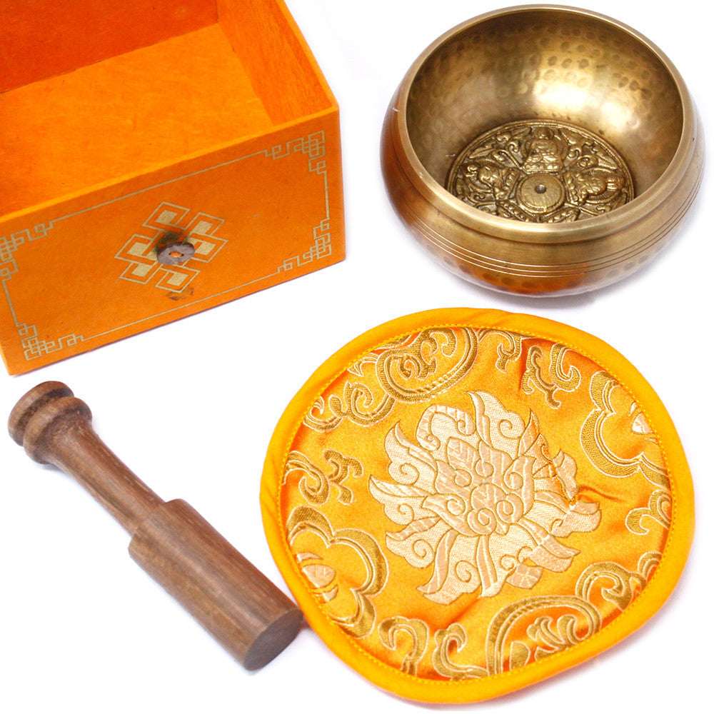 Set Vas Cântător Cinci Buddha 10 cm (min 400 gm)