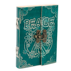 Agendă de Piele (13 cm) - Peace