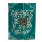 Agendă de Piele (13 cm) - Peace