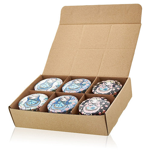 Lumânare Decorativă în Cutie - MatrioÇca - Dolly Blue