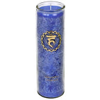 Aromatic Candle stearin 5th Chakra 100 hours -- 21x6.5 cm