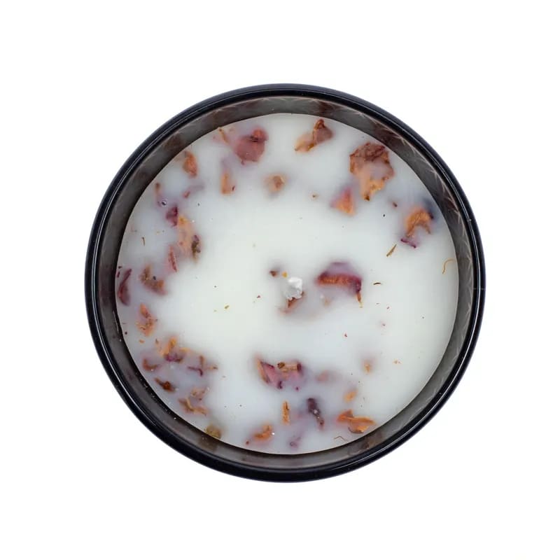 Organic Goodness scented candle Rose & Geranium -- 200g