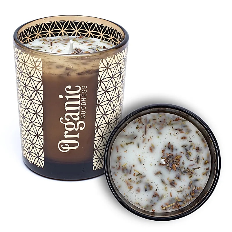 Organic Goodness scented candle Sage & Lavender -- 200g