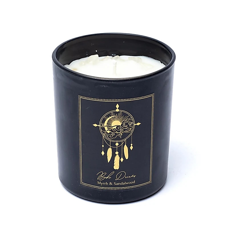 Manifestation candle Boho Dreams in glass with lid -- 200g