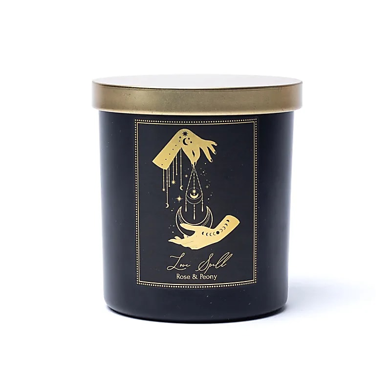 Manifestation candle Love Spell in glass with lid -- 200g