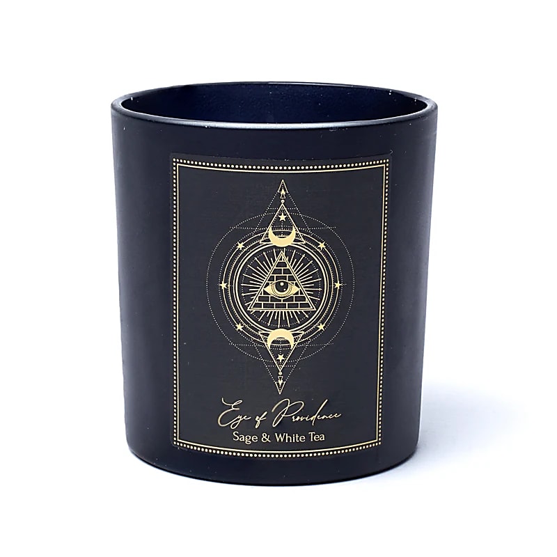 Manifestation candle Eye of Providence in glass -- 120g