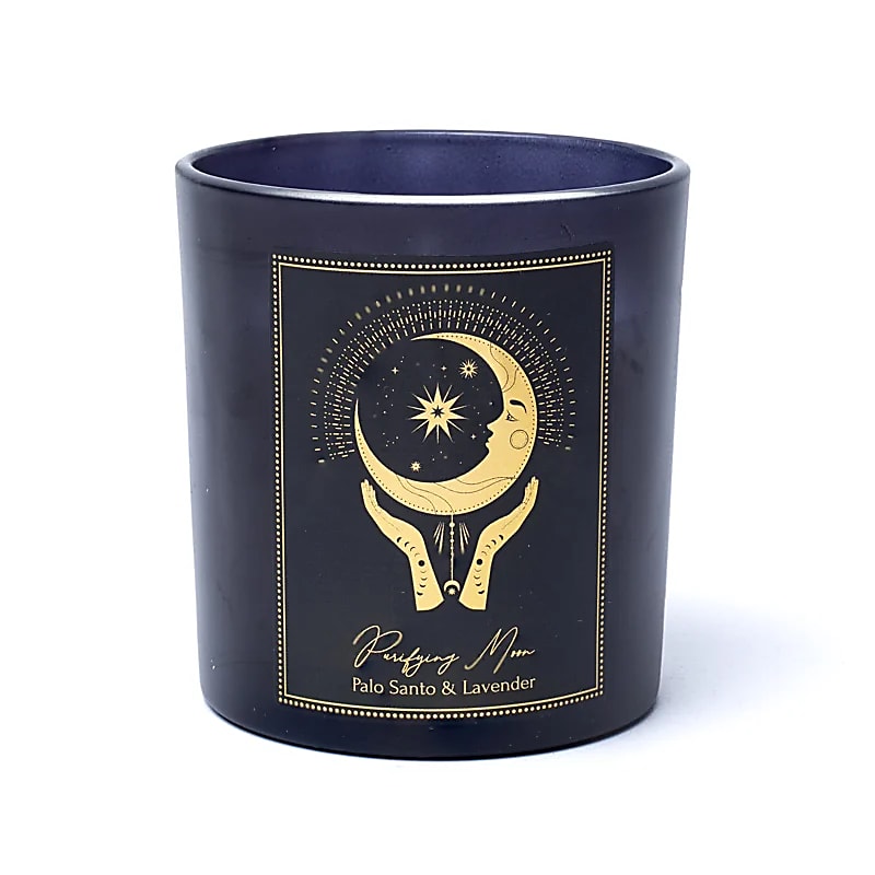 Manifestation candle Purifying Moon in glass -- 120g