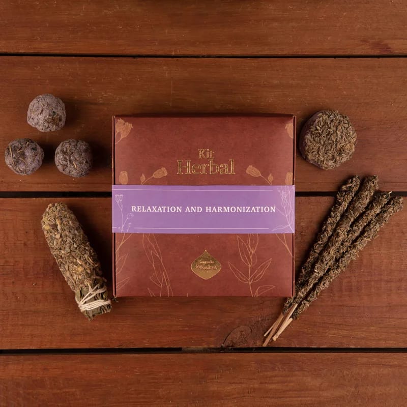 Sagrada Madre Incense Kit Relaxation & Harmonisation --
 ±70g