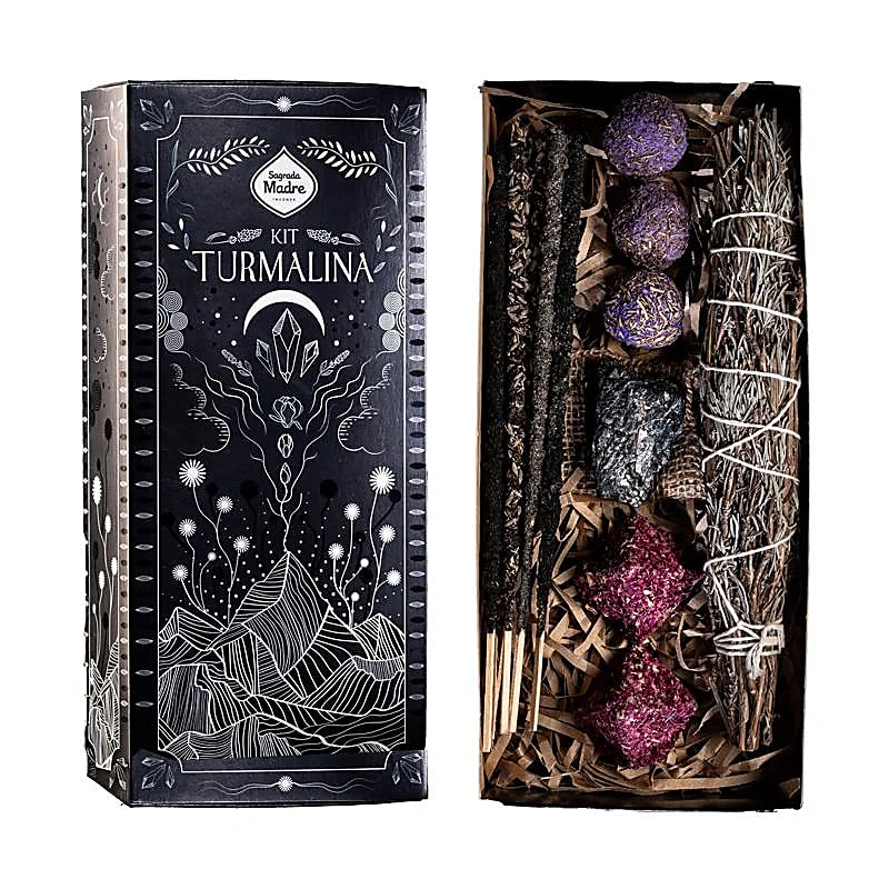 Sagrada Madre incense gift box Tourmaline -- 242g