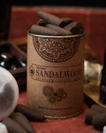 Conuri de Tămâie Backflow cu Lemn de Santal – Goloka Sandalwood