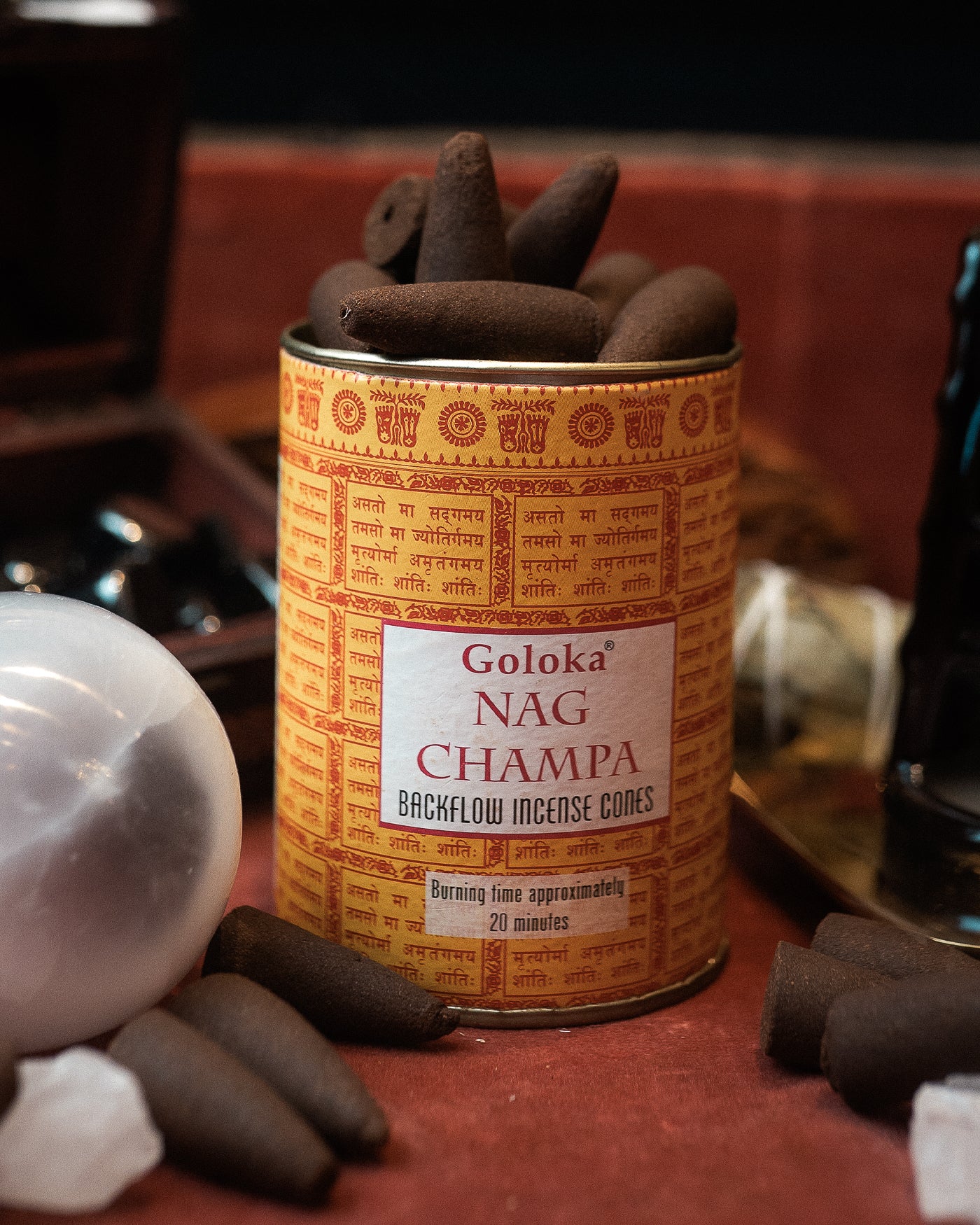 Conuri de Tămâie Backflow Goloka Nag Champa – Fum Curgător