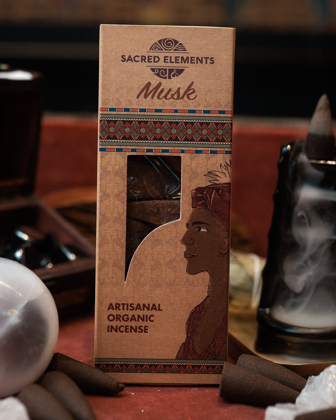 Conuri Organice Sacred Elements „Musk” – Tămâie Naturală