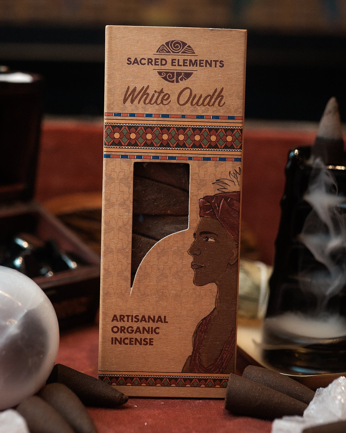 Sacred Elements – Conuri Organice White Oud (Oud Alb)