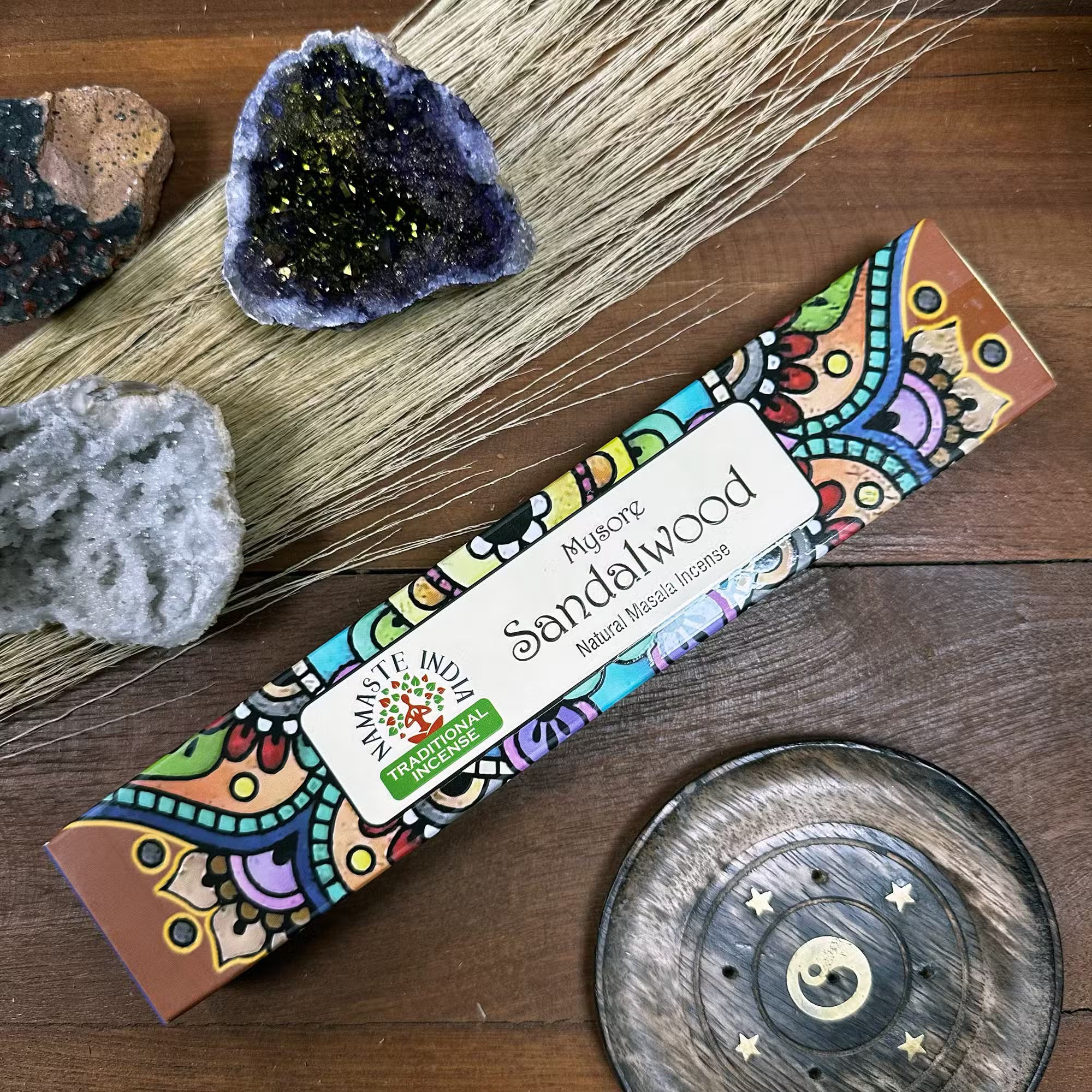 Bețișoare Parfumate Namaste Mandala Masala Lemn de Santal