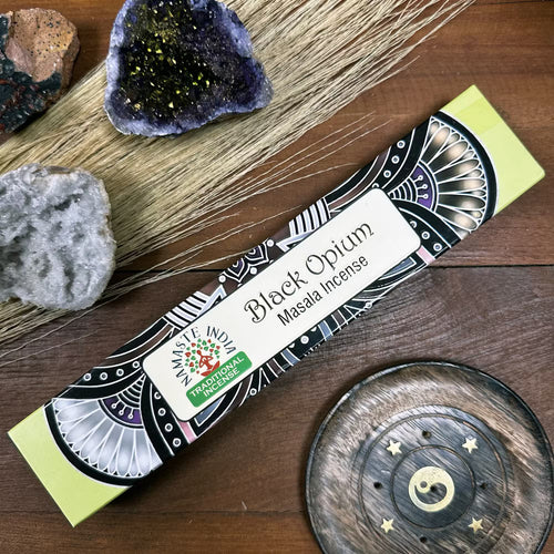 Bețișoare Parfumate Namaste Mandala Masala Opium Negru