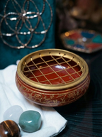 Vas Chakra pentru Rășină Parfumată – Rădăcină