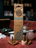 Conuri Parfumate Organice Organic Goodness – Nag Champa + Suport Ceramic