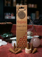 Conuri Parfumate Organice Organic Goodness – Dragon’s Blood + Suport Ceramic