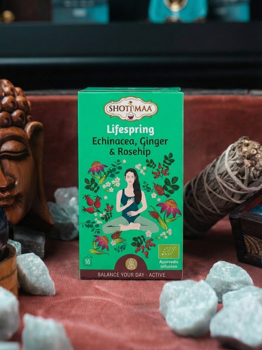 Ceai Organic Shoti Maa – Echinacea, Măceșe & Ghimbir