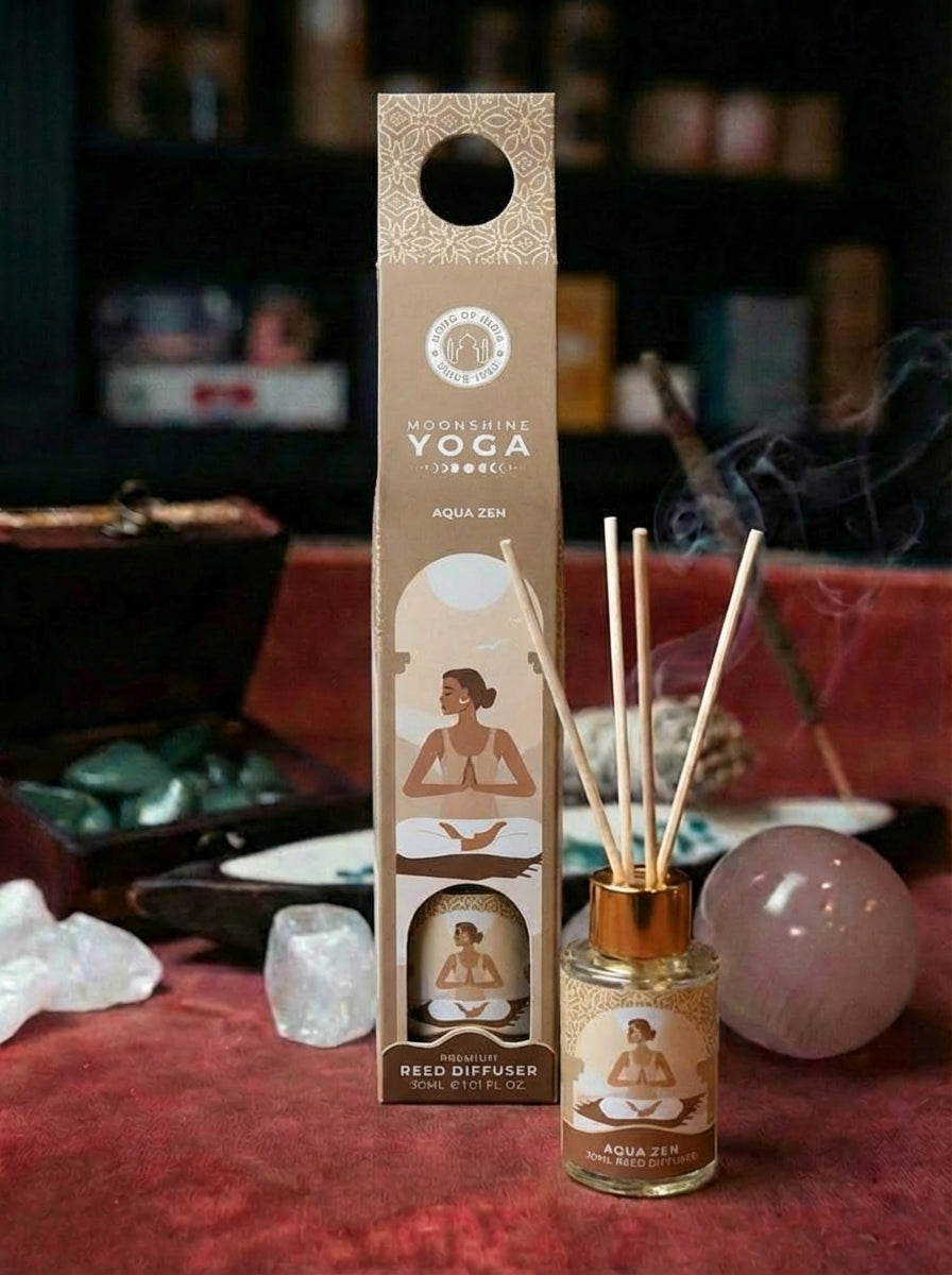 Difuzor Parfum cu Bețișoare Moonshine Yoga – Aqua Zen – 30 ml