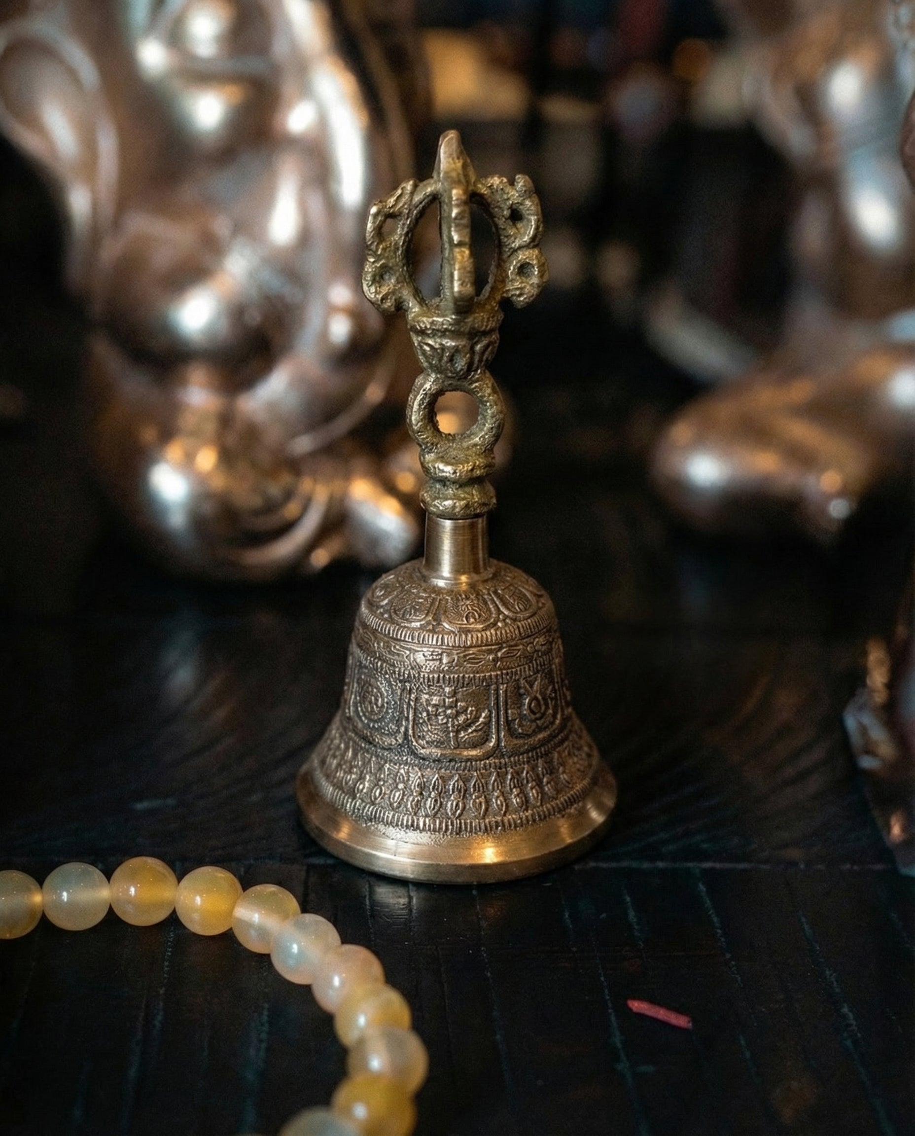 Clopot Tibetan Mediu Tingsha – 6 × 11,5 cm