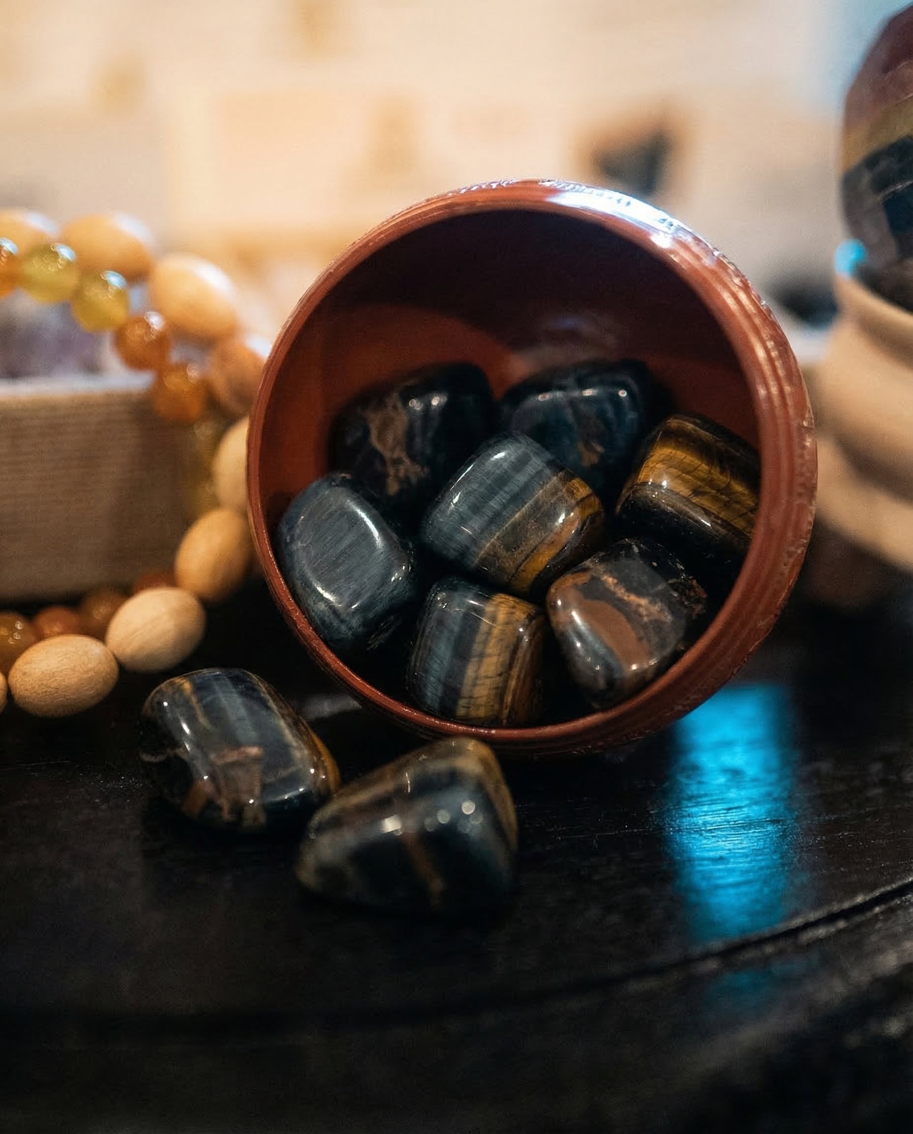 Piatră Naturală Ochi de Șoim (Falcon’s Eye)