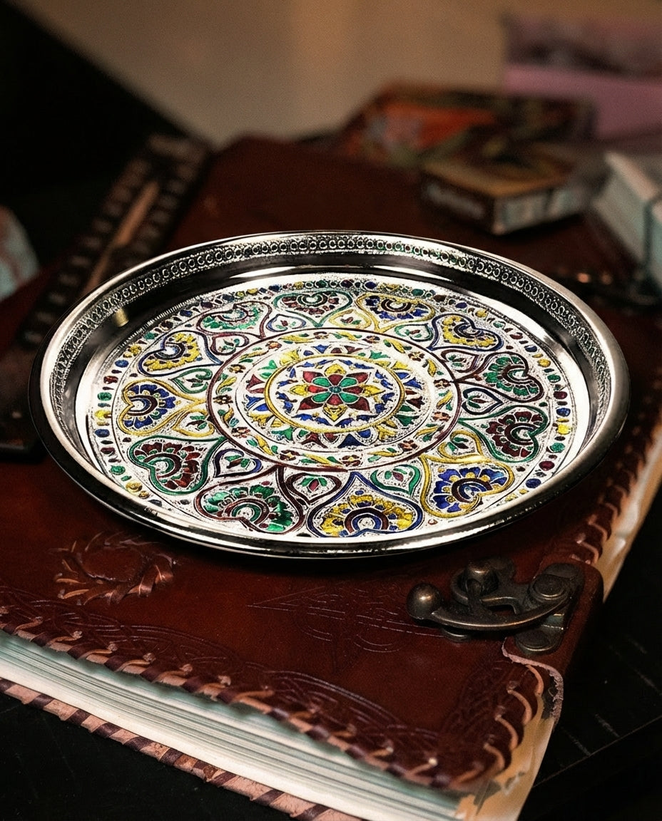 Tavă Mandala pentru Decor – Placă Oferire