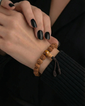 Brățară Mala Ajustabilă cu Rudraksha - 21 Mărgele