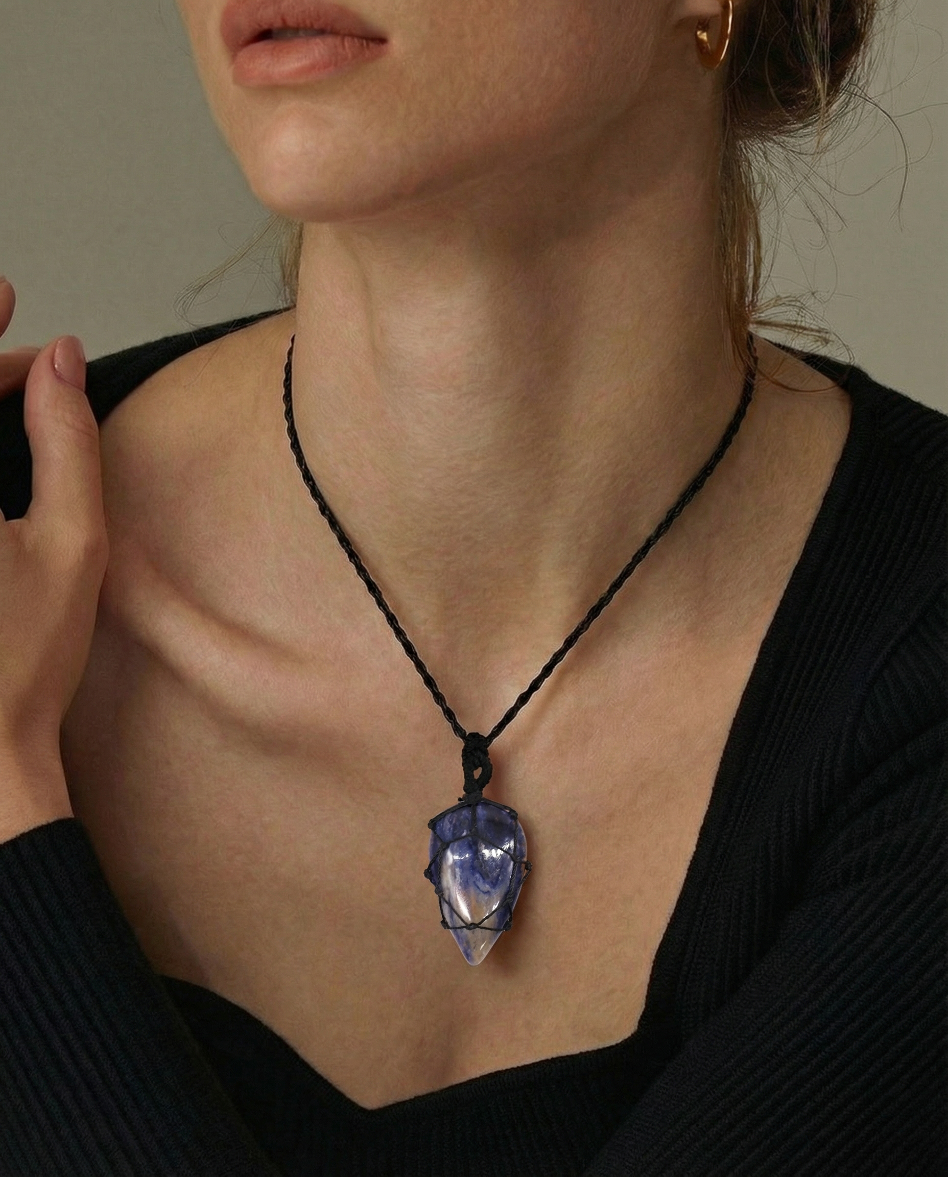 Pandantiv Împletit cu Sodalit