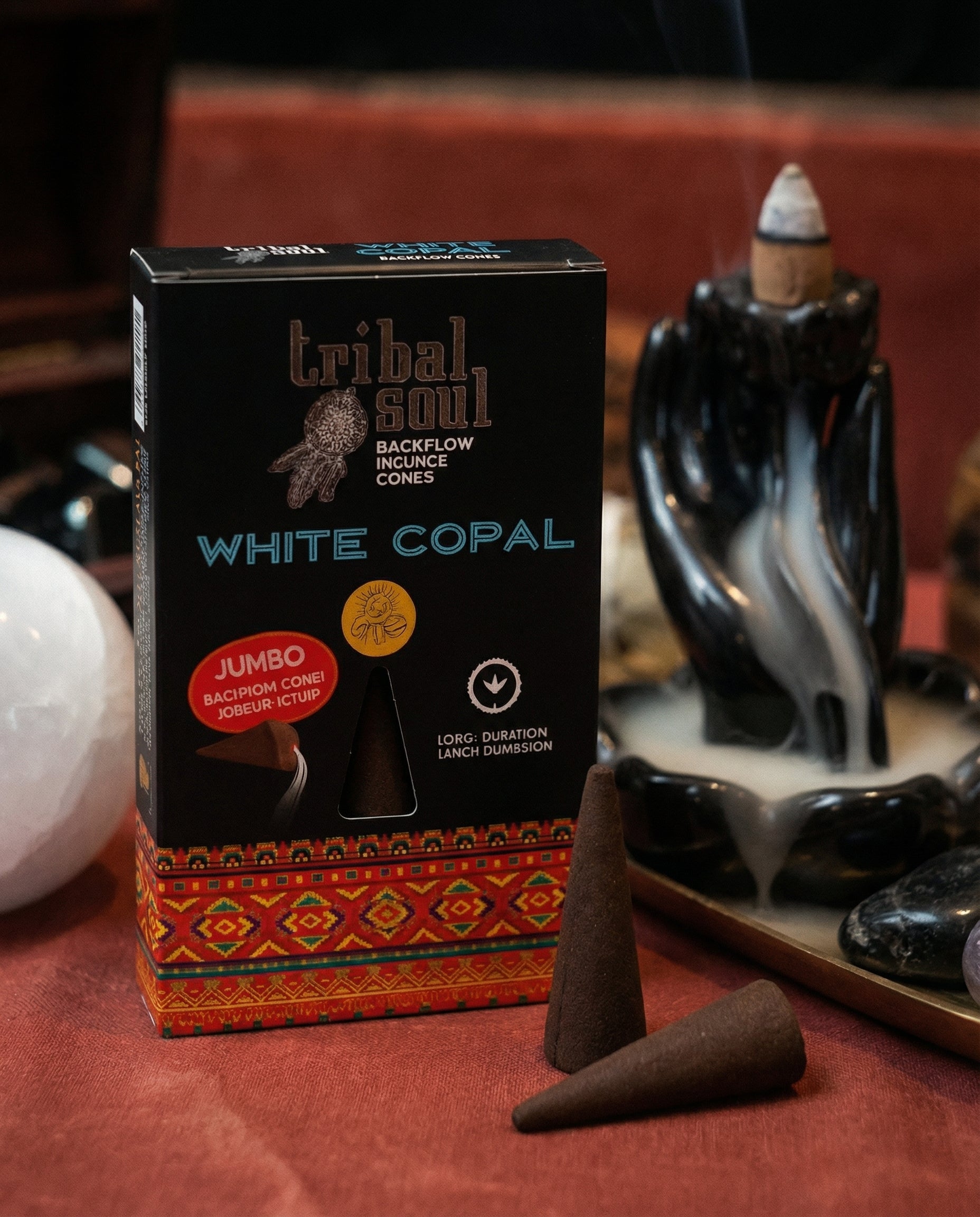 Conuri Parfumate Tribale – Copal Alb
