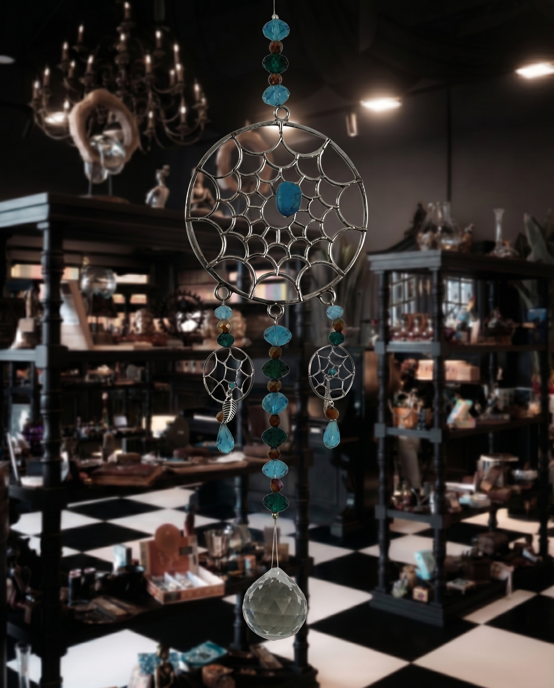 Dreamcatcher Suspendat cu Cristale