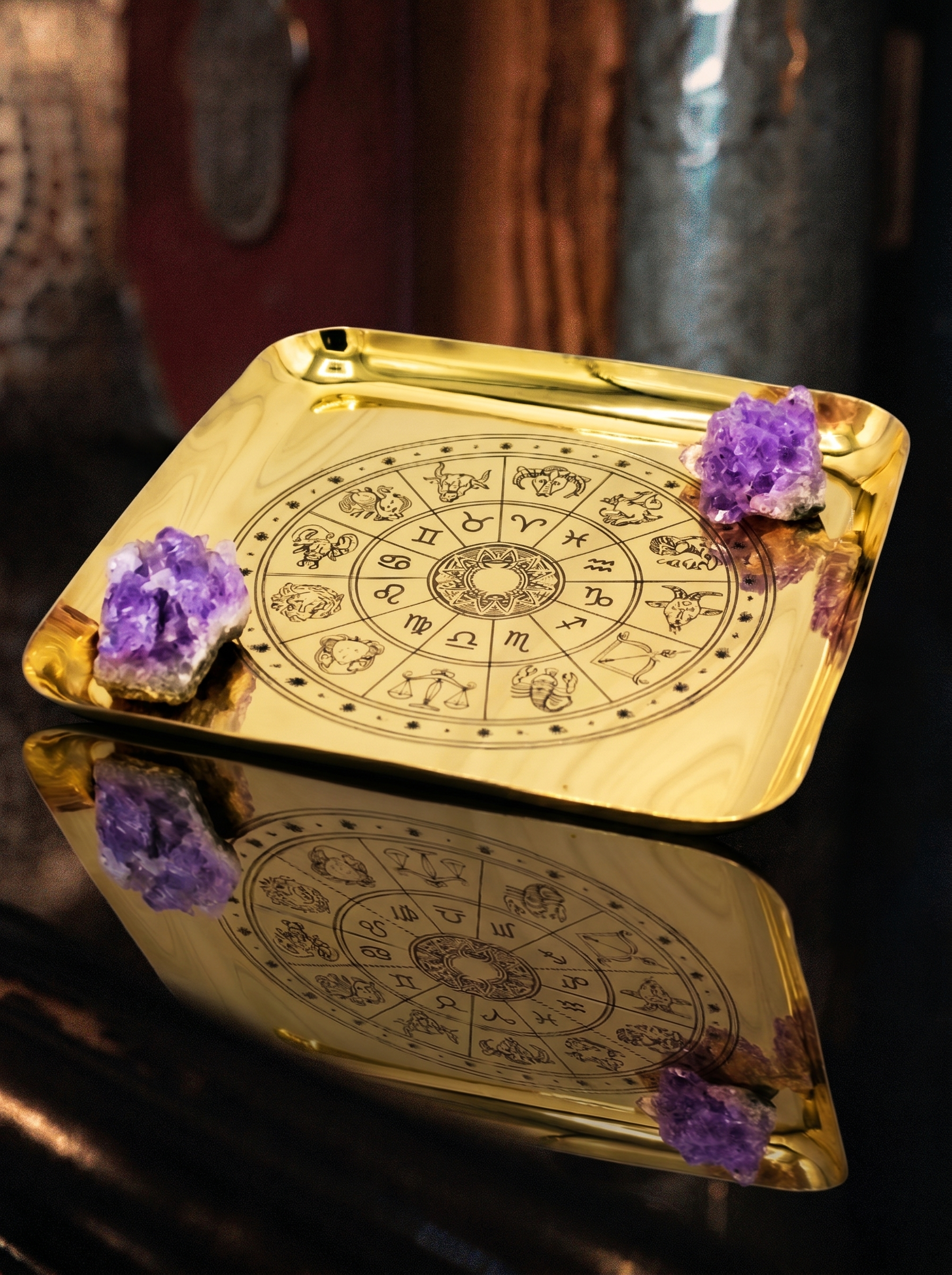 Tăviță din alamă – Zodiac