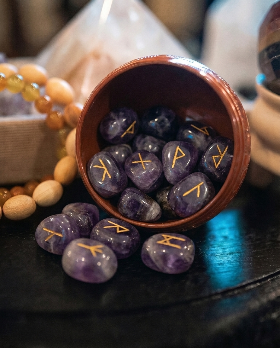 Pietre Rune din Ametist