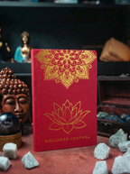 Jurnal de Bunăstare Roșu – 120 de pagini – Mandala și Lotus Aurii