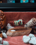 Suport Palo Santo – Lemn Gamel Alb Spălat