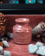 Lampă Aromaterapie Mare din Ceramică – Lavandă – „Love Home Sweet Home”
