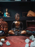 Buddha Negru – Auriu – Mediu