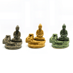 Backflow Incense Burner Meditating Buddha 6 pcs