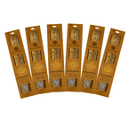 Incense Holder Clear Quartz Set 6 pcs