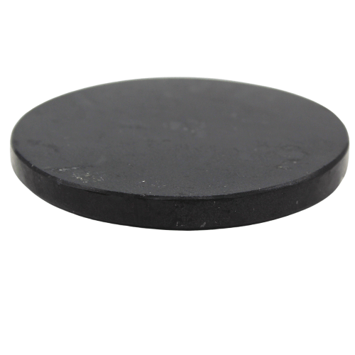 ROUND DISK - BLACK TOURMALINE 3'